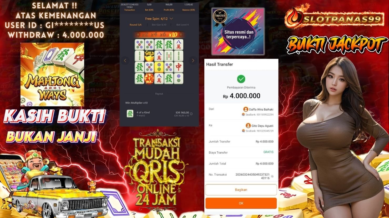 SLOTPANAS99 JACKPOT SLOT MAHJONG WAYS